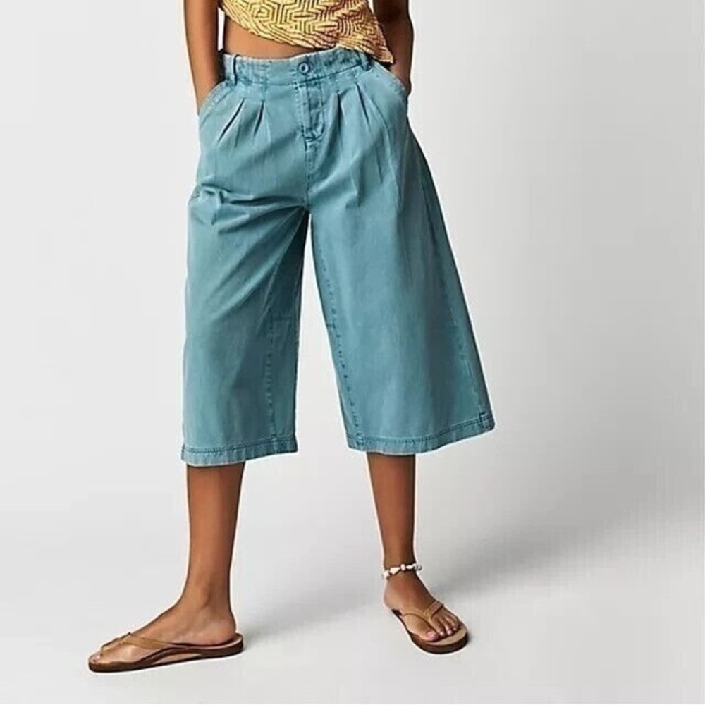 Free People Hard Rain Gaucho Pants